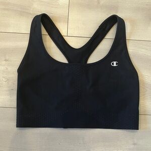 Champion Women's Black Sports Bra racer back